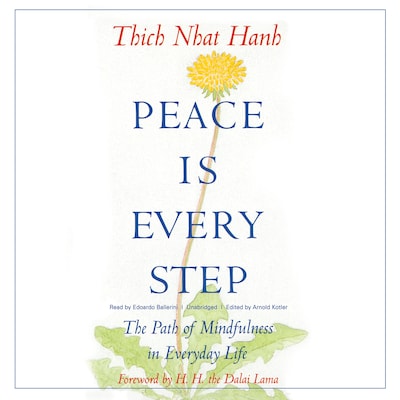 Peace Is Every Step – omslag til lydbogen af Thich Nhat Hanh