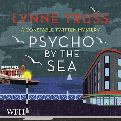 Psycho by the Sea – omslag til lydbogen af Lynne Truss
