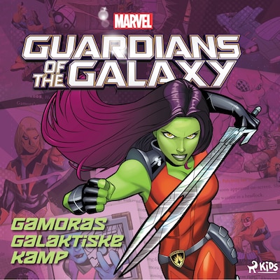 Guardians of the Galaxy - Gamoras galaktiske kamp – omslag til lydbogen af Marvel