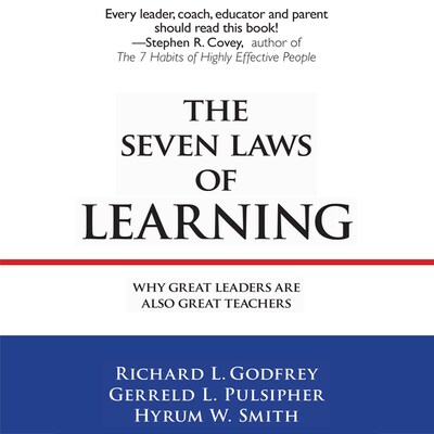 The Seven Laws of Learning – omslag til lydbogen af Richard L. Godfrey, Gerreld L. Pulsipher, Hyrum W. Smith