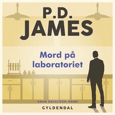 Mord på laboratoriet – omslag til lydbogen af P.D. James