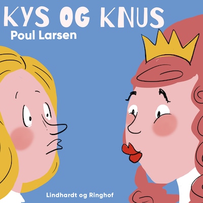 Kys og knus – omslag til lydbogen af Poul Larsen