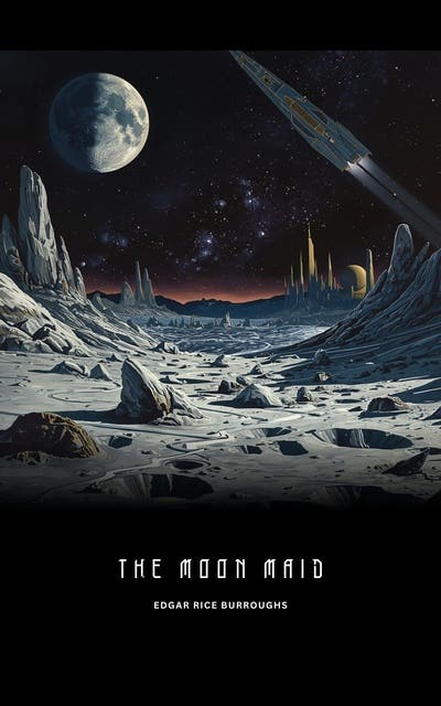 The Moon Maid – okładka audiobooka, autor Edgar Rice Burroughs