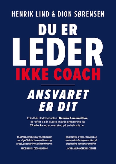 Du er leder, ikke coach – omslag til lydbogen af Dion Sørensen, Henrik Lind