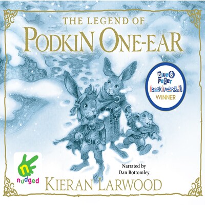 The Five Realms: The Legend of Podkin One-Ear – omslag til lydbogen af Kieran Larwood
