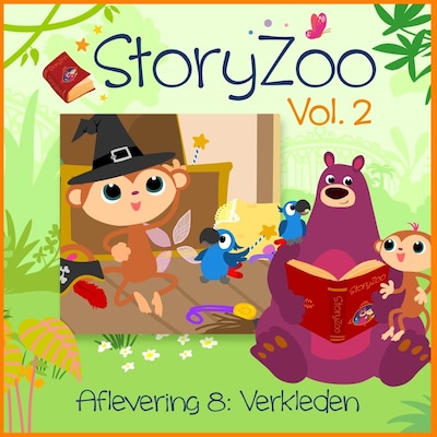 Verkleden – omslag van het luisterboek van StoryZoo