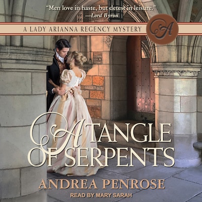 A Tangle of Serpents – omslag til lydbogen af Andrea Penrose