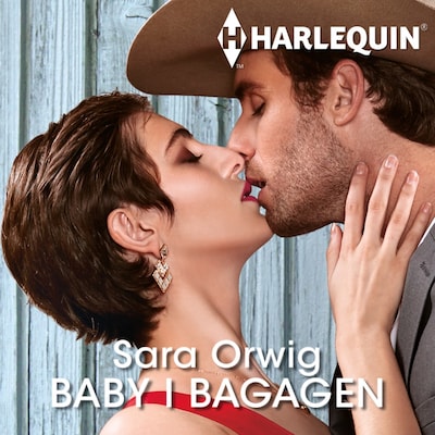Baby i bagagen – omslag til lydbogen af Sara Orwig