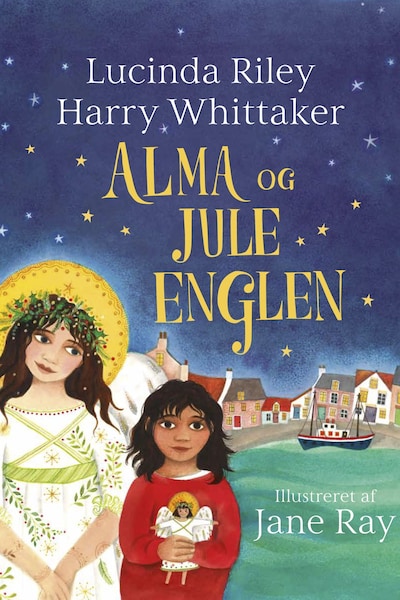 Alma og juleenglen – omslag til lydbogen af Lucinda Riley, Harry Whittaker