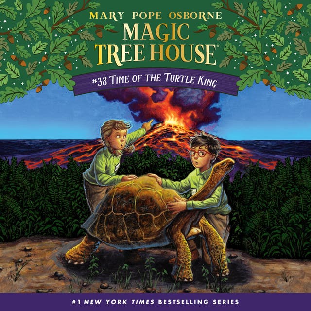 Time of the Turtle King – omslag til lydbogen af Mary Pope Osborne