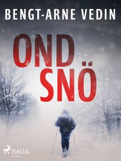 Ond snö – omslag till ljudboken av Bengt-Arne Vedin