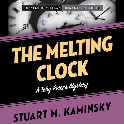 The Melting Clock – omslag til lydbogen af Stuart M. Kaminsky