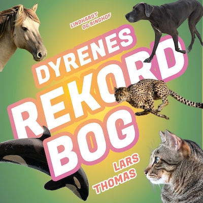 Dyrenes rekordbog – omslag til lydbogen af Lars Thomas