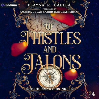 Of Thistles and Talons – omslag til lydbogen af Elayna R. Gallea