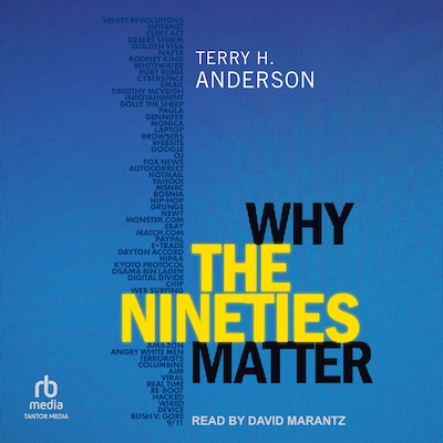 Why the Nineties Matter – omslag til lydbogen af Terry H. Anderson