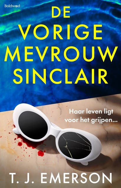 De vorige mevrouw Sinclair – omslag van het luisterboek van T. J. Emerson
