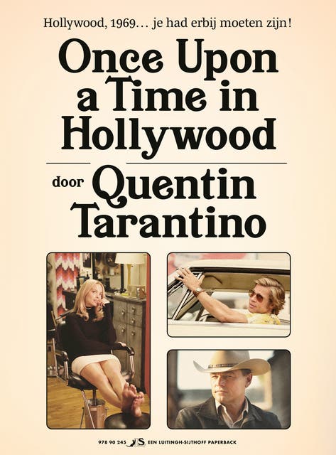 Once Upon a Time in Hollywood: Hollywood, 1969... je had erbij moeten zijn! – omslag van het luisterboek van Quentin Tarantino