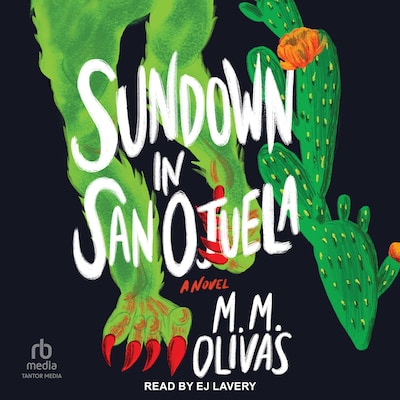 Sundown in San Ojuela – omslag til lydbogen af M.M. Olivas