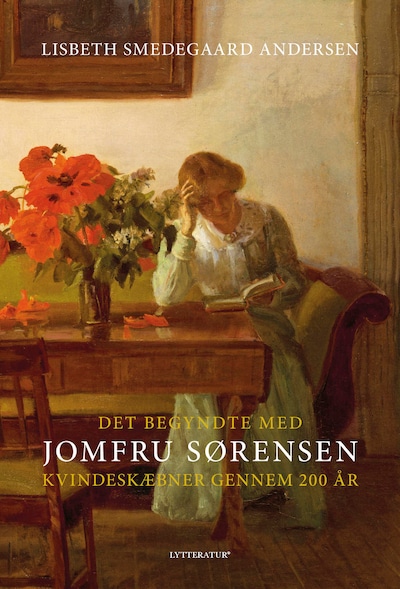 Det begyndte med Jomfru Sørensen – omslag til lydbogen af Lisbeth Smedegaard Andersen