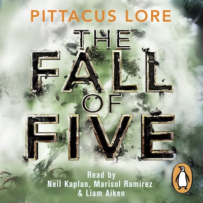 The Fall of Five – omslag til lydbogen af Pittacus Lore