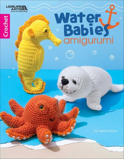 Water Babies Amigurumi – omslag til lydbogen af Jessica Boyer