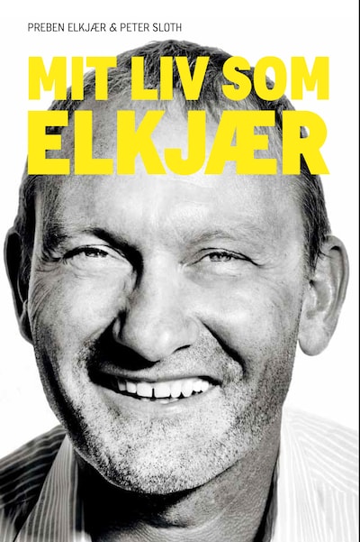 Mit liv som Elkjær – omslag til lydbogen af Peter Sloth, Preben Elkjær