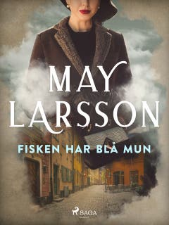Fisken har blå mun – omslag till ljudboken av May Larsson