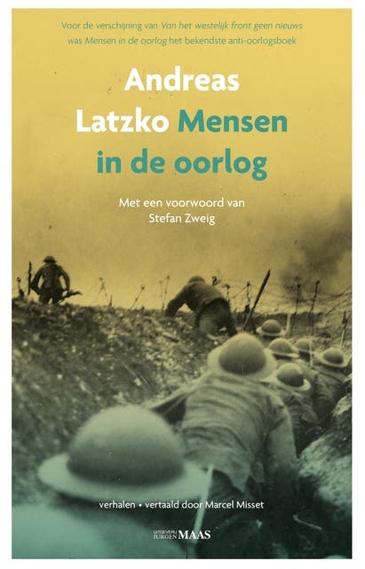 Mensen in de oorlog – omslag van het luisterboek van Andreas Latzko
