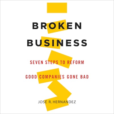 Broken Business – omslag til lydbogen af Jose R. Hernandez