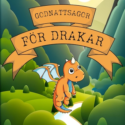 Godnattsagor för drakar – omslag till ljudboken av Anders Björk