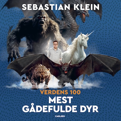 De 100 mest gådefulde dyr – omslag til lydbogen af Sebastian Klein