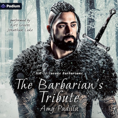 The Barbarian's Tribute – omslag til lydbogen af Amy Padilla