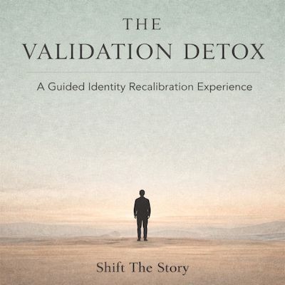 The Validation Detox – omslag til lydbogen af Shift The Story