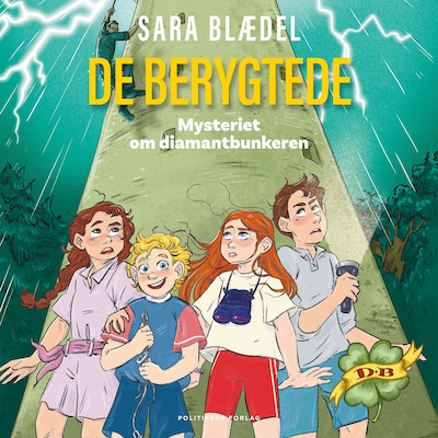 De berygtede - Mysteriet om Diamantbunkeren – omslag til lydbogen af Sara Blædel