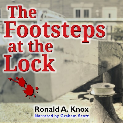 The Footsteps at the Lock – omslag til lydbogen af Ronald A Knox