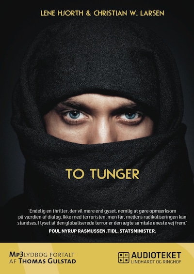 To tunger – omslag til lydbogen af Lene Hjorth, Christian W. Larsen