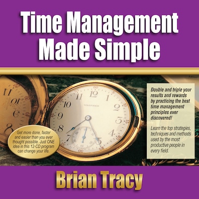 Time Management Made Simple – omslag til lydbogen af Brian Tracy