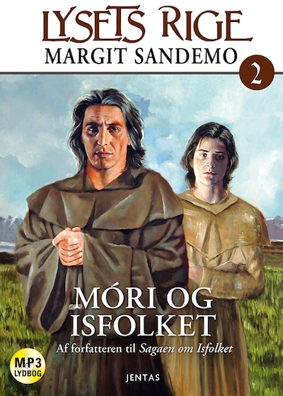 Lysets rige 2 - Móri og Isfolket – omslag til lydbogen af Margit Sandemo