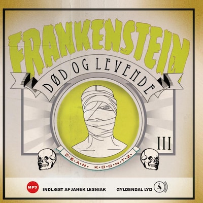 Frankenstein 3 - Død og levende – omslag til lydbogen af Dean Koontz