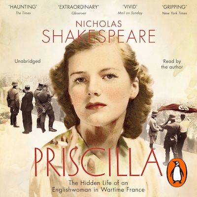 Priscilla – omslag til lydbogen af Nicholas Shakespeare
