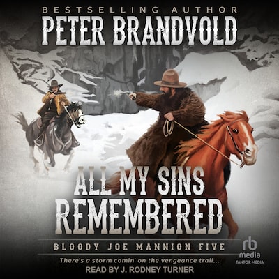 All My Sins Remembered – omslag til lydbogen af Peter Brandvold