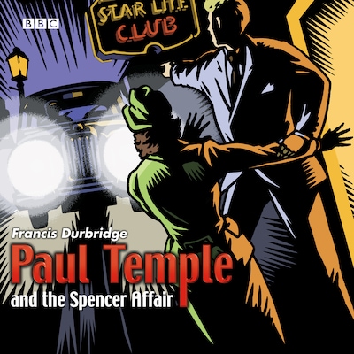 Paul Temple And The Spencer Affair – omslag til lydbogen af Francis Durbridge