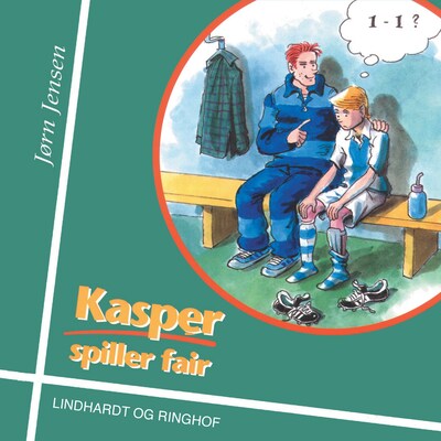 Kasper spiller fair – omslag til lydbogen af Jørn Jensen
