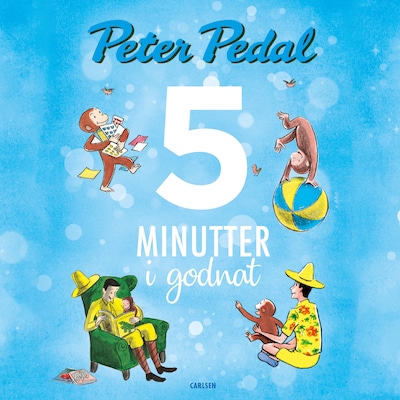 Fem minutter i godnat - Peter Pedal – omslag til lydbogen af Margaret Rey og H.A. Rey