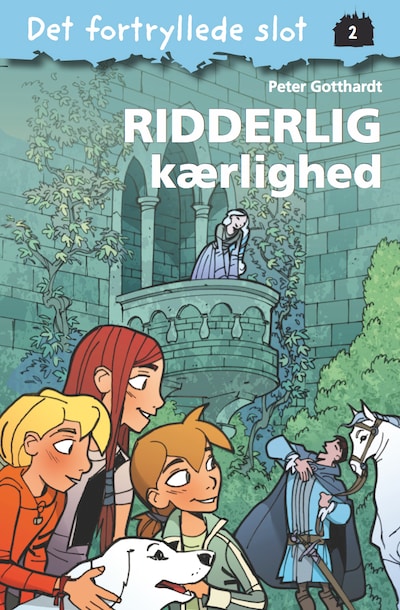 Det fortryllede slot 2: Ridderlig kærlighed – omslag til lydbogen af Peter Gotthardt