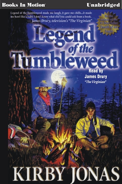 Legend of the Tumbleweed – omslag til lydbogen af Kirby Jonas