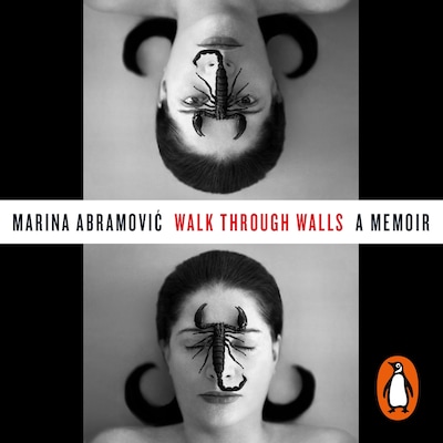 Walk Through Walls – omslag til lydbogen af Marina Abramovic