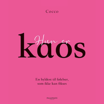 Hun er kaos – omslag til lydbogen af Cocco