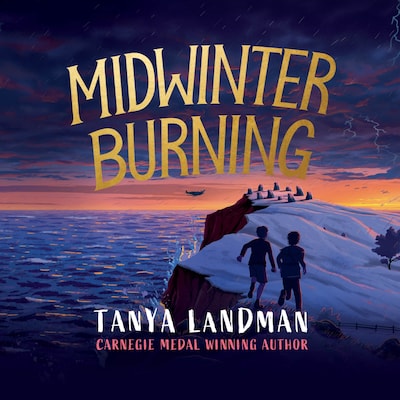 Midwinter Burning – omslag til lydbogen af Tanya Landman