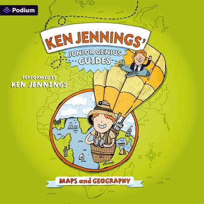 Maps and Geography – omslag til lydbogen af Ken Jennings